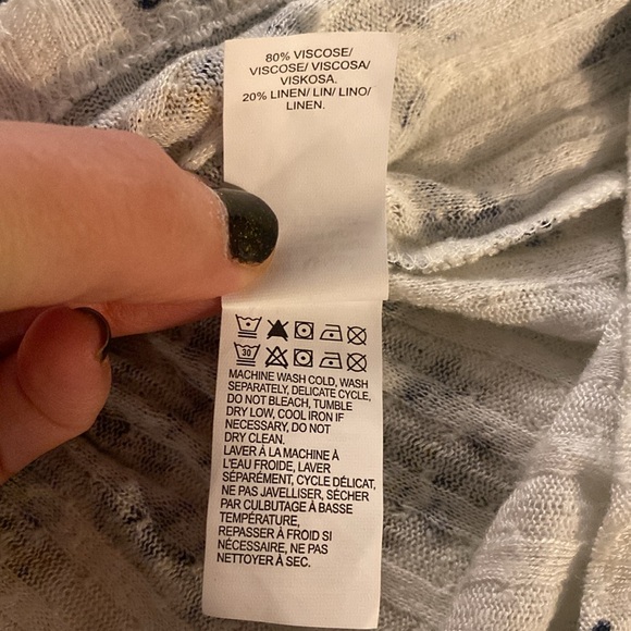 Lucky Brand Floral Open Shoulder Blouse - Picture 16 of 16